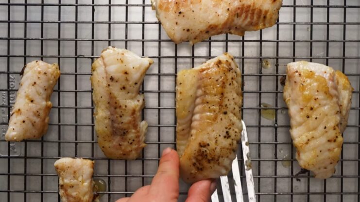 Broiling Monkfish