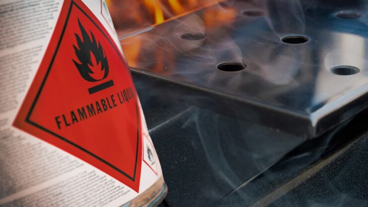 Smoker Box and Flammable Materials